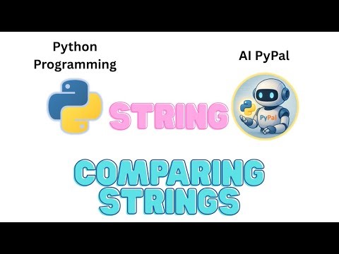 84. String Comparisons #pythonstrings #python #pythonprogramming