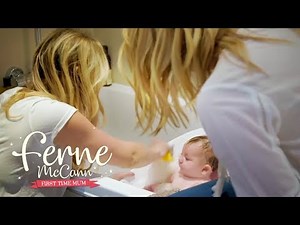 Sunday is Ready for Bath Time! | Ferne McCann: First Time Mum