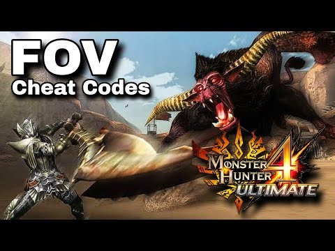Monster Hunter 4 Ultimate(MH4U) Field Of View(FOV) Cheat Code Citra Emulator | Poco X3 Pro