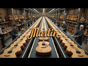 How MARTIN GUITARS Are Made In Factory