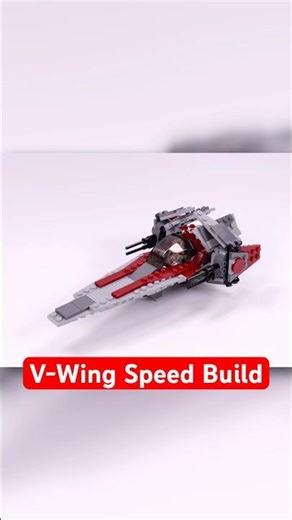 LEGO 6205 V-Wing Fighter – Full Speed Build! ⚡