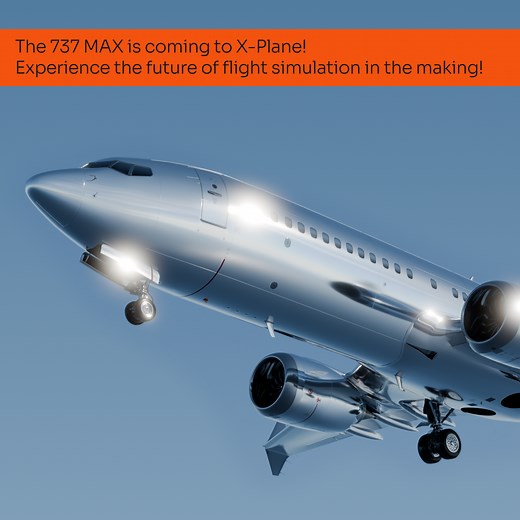AirfoilLabs Announces 737 MAX for X-Plane 12