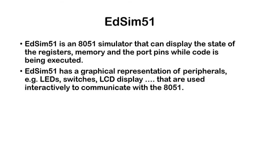 #10 Introducing the EdSim51