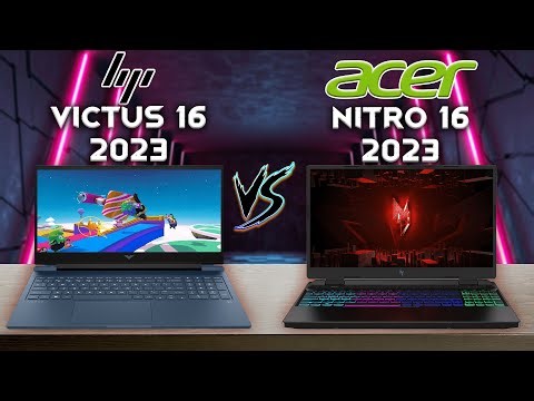 Who Comes Out on Top? HP Victus 16 2023 vs Acer Nitro 16 2023 laptops tech compare!