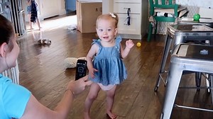 Lily took her first steps, Violet wore her first Pigtails, and Aunt Whitnee came home! What a weekend!! | Jamie Scott- Quintessentials