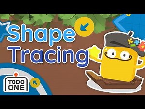 Shape Tracing 🖍️✏️ Math for Kids 💥 Todo Math