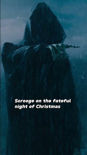 The Ghost of Christmas Yet-To-Come - The Haunting Fate of Scrooge's Future #shorts