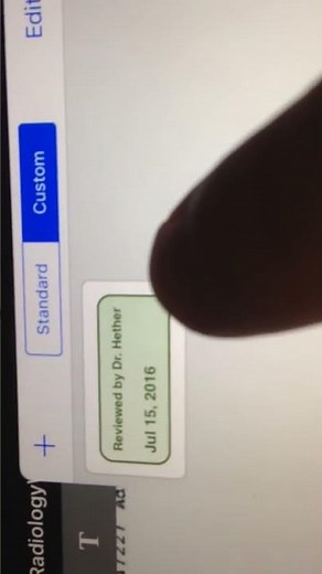 Stamping and signing Chirotouch