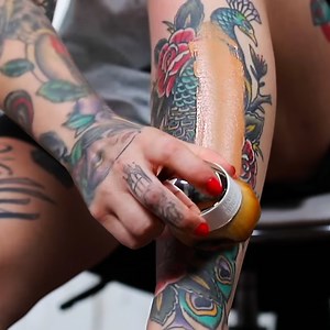 3.7M views · 10K reactions | My Leg Is Burning… Tattoo Cover-Up Attempt! | Bailey Sarian | Facebook