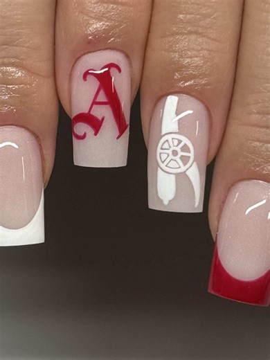 Arsenal-Inspired Nail Art Tutorial for Fans