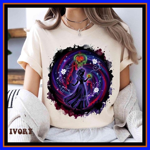 Vintage Snow White Poison Apple Archway Fairest of Them All Princess Disney Girl Gift | Unisex Adult Kid Cotton T-shirt Hoodie Gift GU964 - Etsy