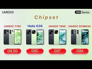 UMIDIGI G9 Series - Specs Comparison