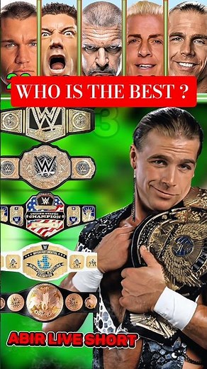 WWE Title Comparison 2026 🏆 Randy Orton vs Batista vs Triple H vs Ric Flair vs Shawn Michaels #wwe