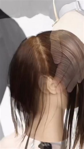 The secret to a seamless layered Bob? Vertical sections around the head, then using a slight over-direction at the corners to connect the shape | Matt Beck