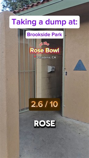 Inspector Gad-Shit on Instagram: "This is a durable, no-frills restroom. I expected worse considering it was a Sunday at noon and there were so many people around. Not too shabby for a park restroom @rosebowlstadium @pasadenaparksandrec . . . . . #itsttp #comedy #fyp #restroomreviews #bathroom #losangeles #pasadena #rosebowl"