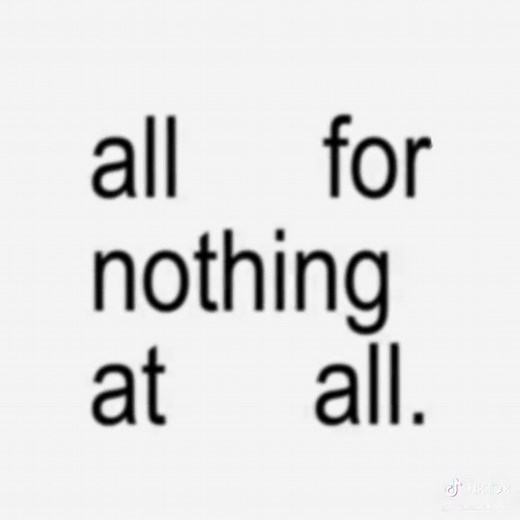 Miracle Musical - All for Nothing at All Lyrics