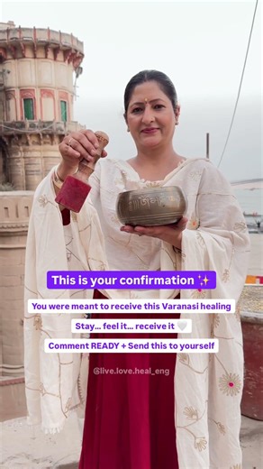 Varanasi Healing ✨ Singing Bowl Energy from Sacred Ghats