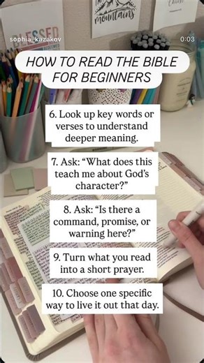 How to study the Bible for beginners #biblestudy #Christian #biblejournaling #christianshorts