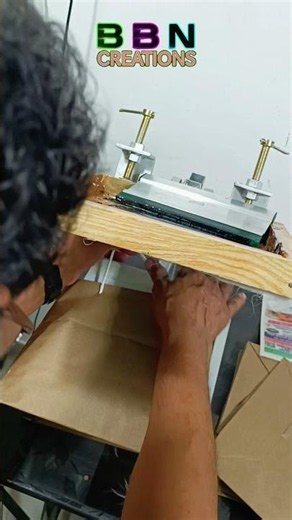 Single Station Screen Printing Machine #paperbagprinting #screenprinting #diy