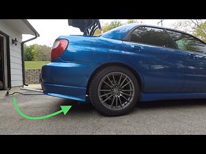 Whiteline Rear Sway Bar Install DIY (2002 Subaru WRX)