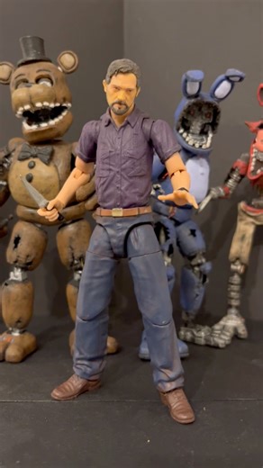 Custom William afton action figure from the fnaf movie 2 #fnaf #williamafton #fnafmovie