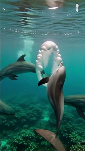 Dolphins Make Bubble Rings Underwater 🌊🐬 | Nature’s Playful Geniuses