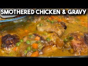 How to Make Smothered Chicken & Gravy with Biscuits