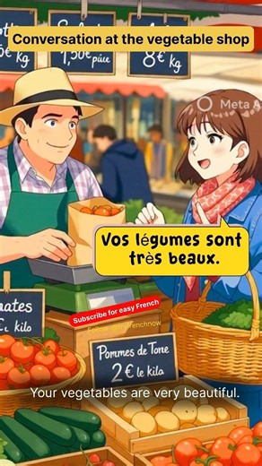 🇫🇷Going market to buy 🍅🥔vegetables in France ? And don’t know how to talk? The. Its for you 🫵