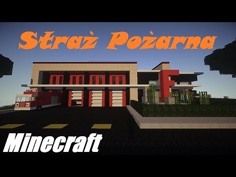 Minecraft | Straż Pożarna | Nowoczesna Remiza | Modernowo