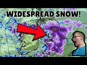 WIDESPREAD UK SNOW From The Latest ECM Run!!