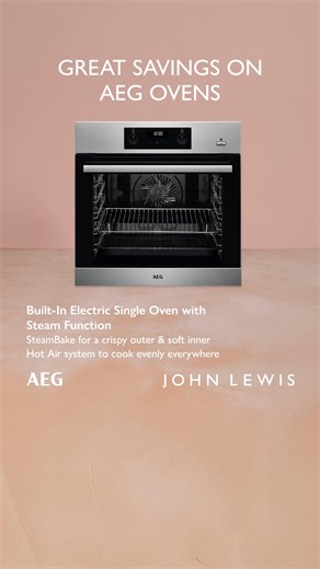 Explore our range of AEG built-in electric ovens - quality you can trust ⚡ Save up to £100 at John Lewis | John Lewis & Partners | Facebook