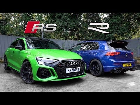 AUDI RS3 8Y vs TUNED VW MK8 GOLF R (STAGE 2) | Comparison Test