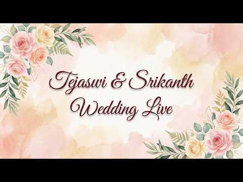Tejaswi ❤️ Srikanth Wedding Live | 11th April