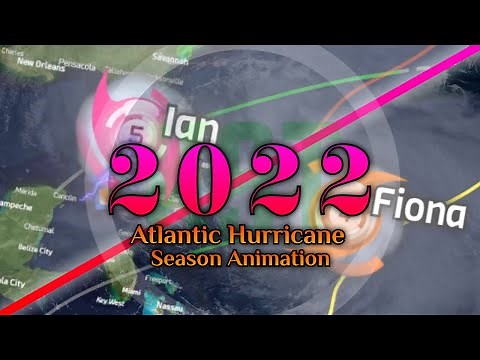 2022 Atlantic Hurricane Season Animation