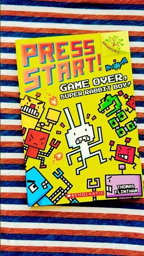 Press Start - Game Over, Super Rabbit Boy! #shorts #kidsbooks #chapterbooks #graphicnovel