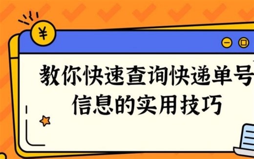 教你快速查询快递单号信息的实用技巧