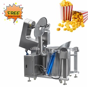 [Hot Item] Automatic Electric Caramel Popcorn Kettle Industrial Cheese Flavor Large Popcorn Making Machine