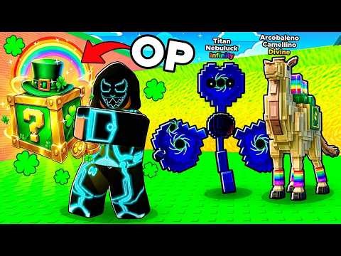 Getting LEPRECHAUN LUCKY BLOCKS in Escape Tsunami For Brainrots!