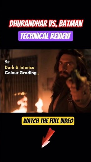 Dhurandhar Vs. Batman: Technical Review #dhurandhar2 #dhurandhar #dhurandhar2review #viralreels