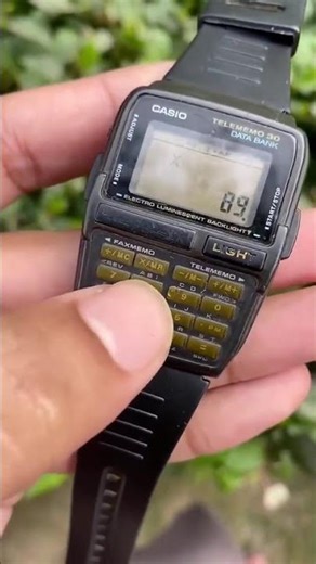 Reloj Casio Telememo 30 Data Bank 😍⌚️ módulo DBC-30 con calculadora y una agenda 1990s