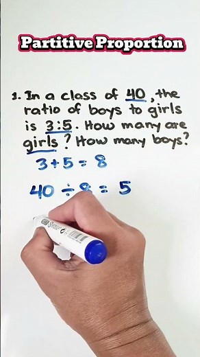 Partitive Proportion #maths #mathematics #problemsolving #proportions #partitiveproportion