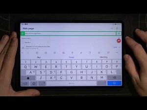 How to Fix Floating Keyboard in HUAWEI MatePad 11 – Attach Key...
