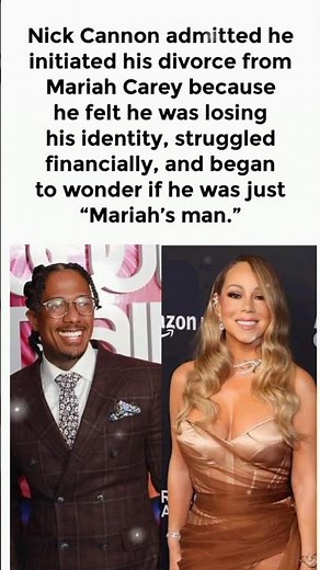 Nick Cannon admitted he initiated his divorce from Mariah #nickcannon #mariahcarey