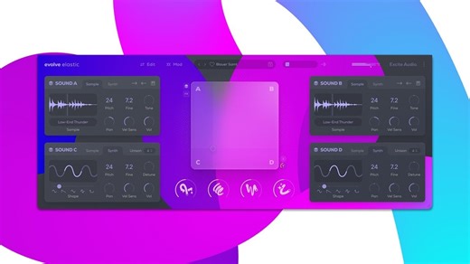 合成器 Excite Audio Evolve Elastic 如何使用
