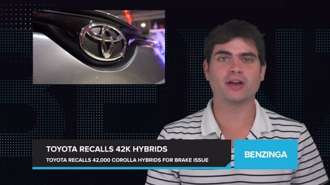 Toyota Recalls 42,000 Corolla Hybrids Over Brake Pedal Issue