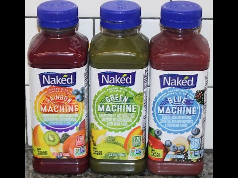 Naked Juice: Rainbow Machine, Green Machine & Blue Machine Review