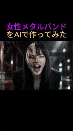 AIで女性メタルバンドのMV作ってみた【STATIC HEAD】 ロック女子 / デスメタル, デスコア, ラウドロック