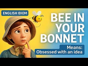 A BEE IN YOUR BONNET 🐝 | Learn This English Idiom with Stories