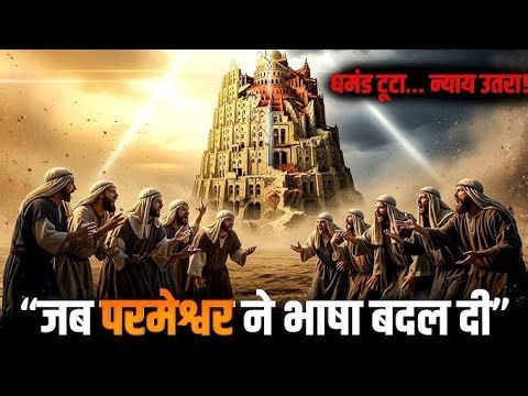 परमेश्वर ने भाषाएँ क्यों बदल दीं? Tower of Babel का इतिहास, अर्थ और बाइबिल व्याख्या सरल हिंदी में।