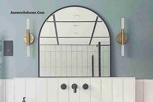 How to Hang a Mirror Without Hooks on The Back